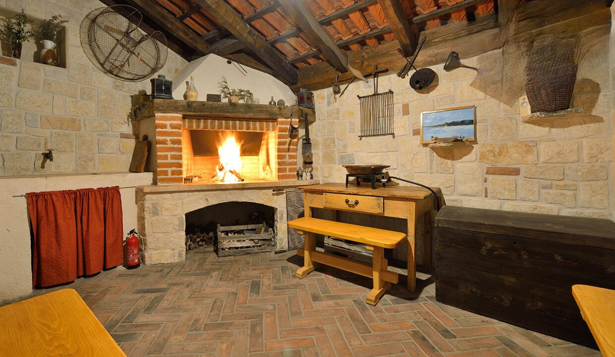 Außergewöhnliches Steinhaus Sibenik Stadtblick