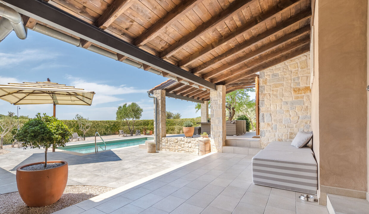 Außergewöhnliches Steinhaus Sibenik Stadtblick