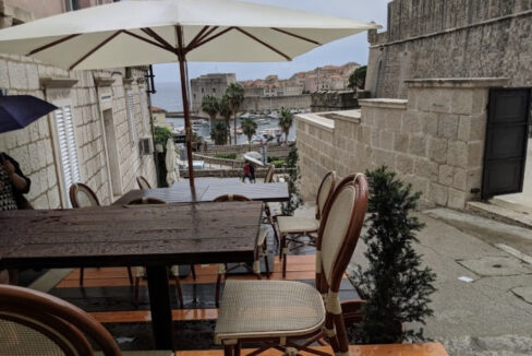 Haus mit Restaurant - Blick auf die Altstadt von Dubrovnik