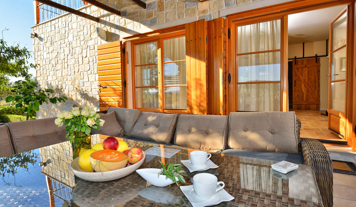 Außergewöhnliches Steinhaus Sibenik Stadtblick