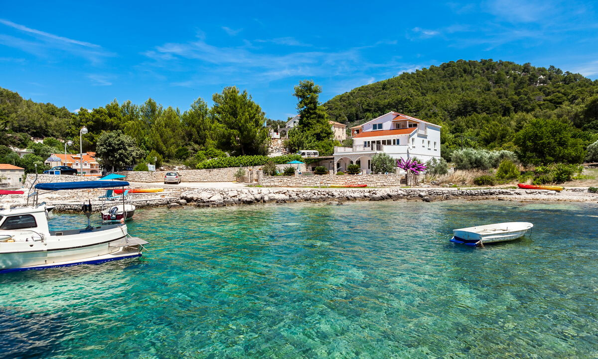 Haus am Meer in der Bucht - Insel Korcula