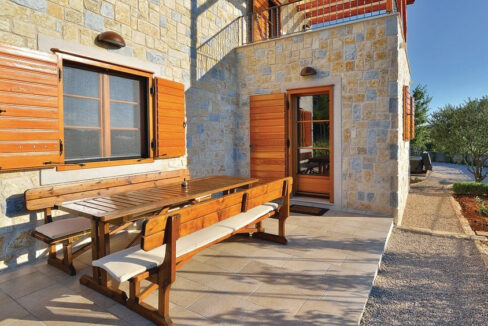 Außergewöhnliches Steinhaus Sibenik Stadtblick