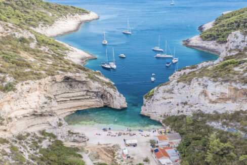Haus am Meer auf der Insel Hvar