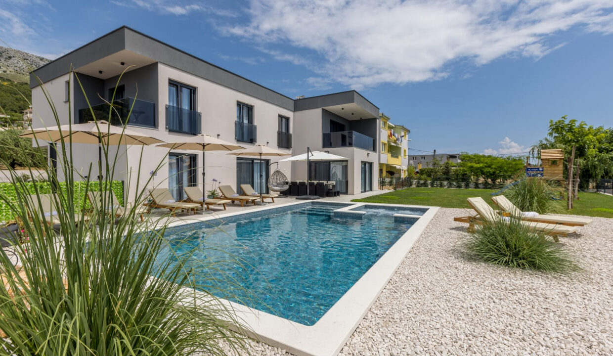 Neues Meerblick-Ferienhaus Podstrana