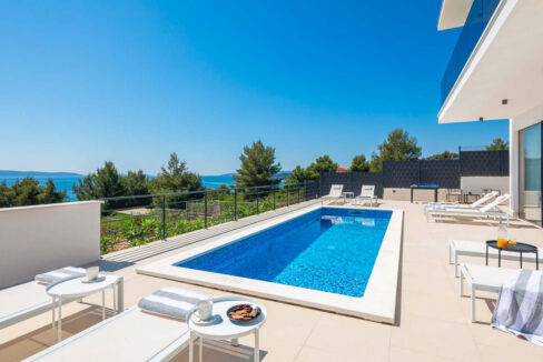 Exklusive Villa mit Meerblick Okrug Gornji