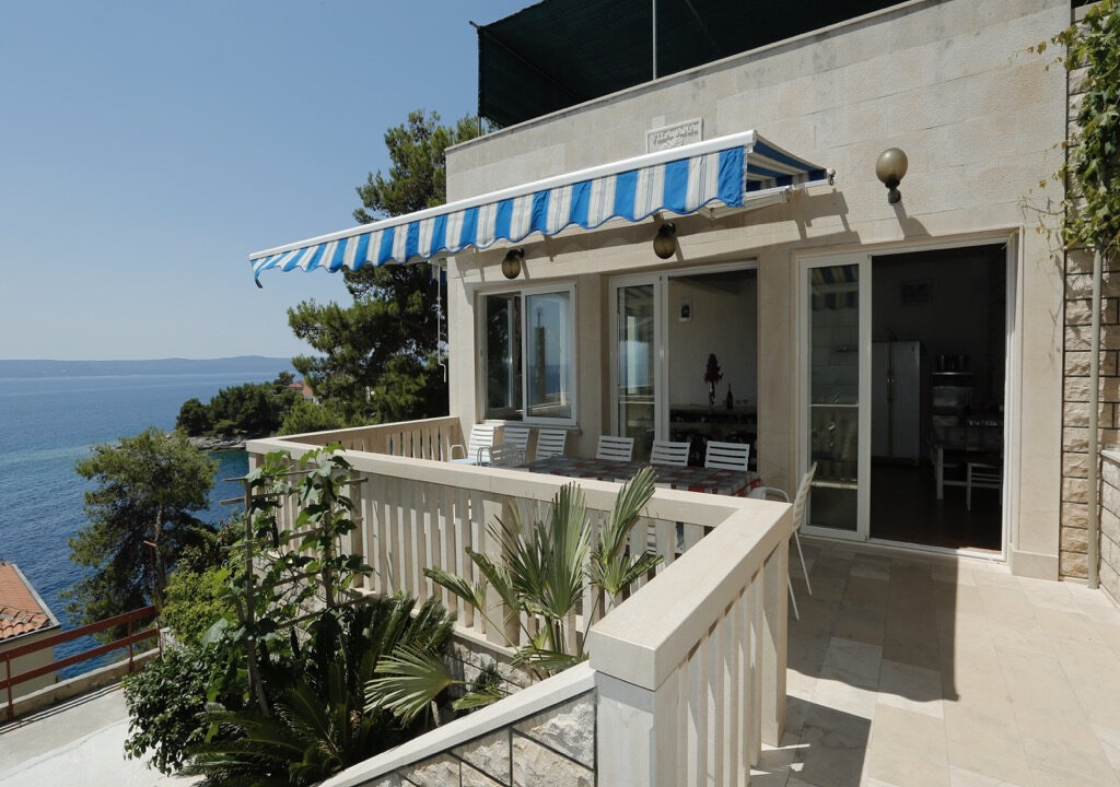 Steinhaus mit Meerblick auf der Insel Brac