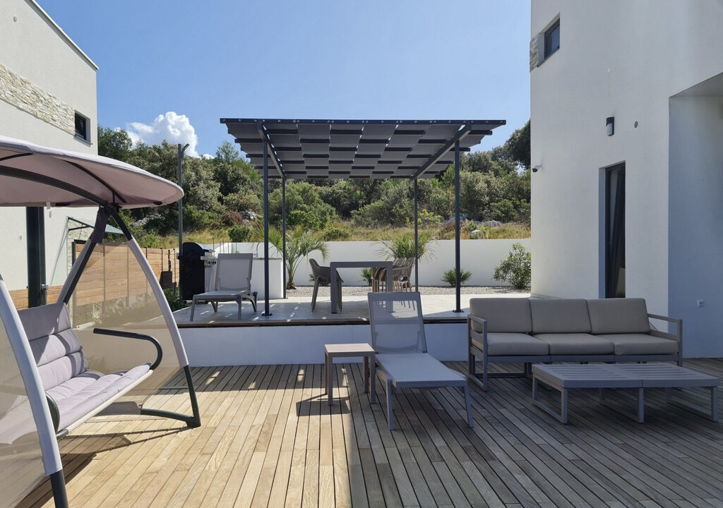 Neue moderne Villa mit Meerblick in Rogoznica