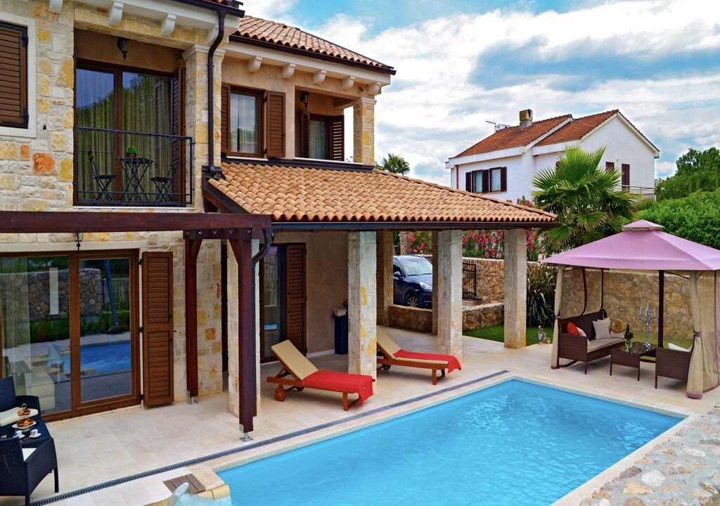 Steinhaus auf der Insel Krk