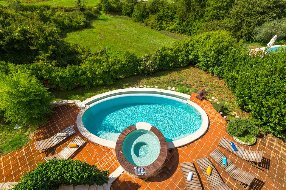 Steinhaus mit Meerblick in der Region Rovinj