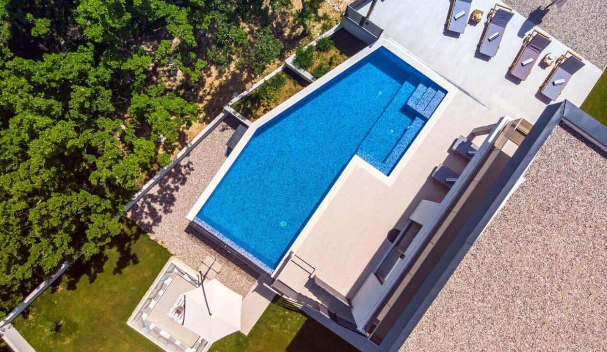 Modernes Haus in der Region Omis