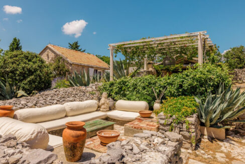 Steinvilla auf der Insel Hvar