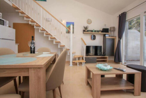 Traditionelles Haus am Meer auf der Insel Hvar